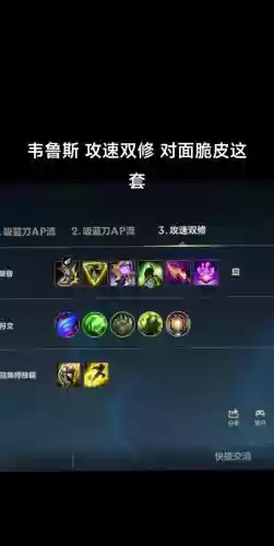 韦鲁斯攻速流技能加点_2插图