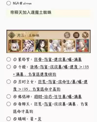 阴阳师土蜘蛛阵容搭配_1插图1