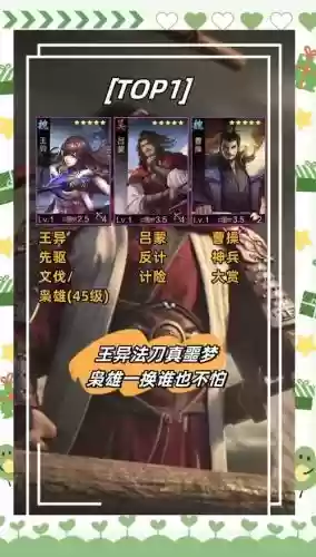 率土之滨前期搭配阵容插图1