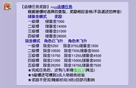 梦幻西游什么任务储备金最多插图1