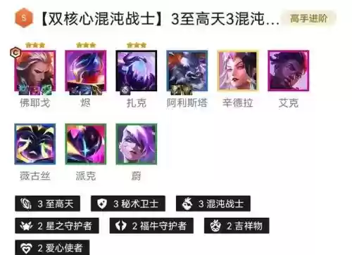 混沌法师阵容搭配_1插图1