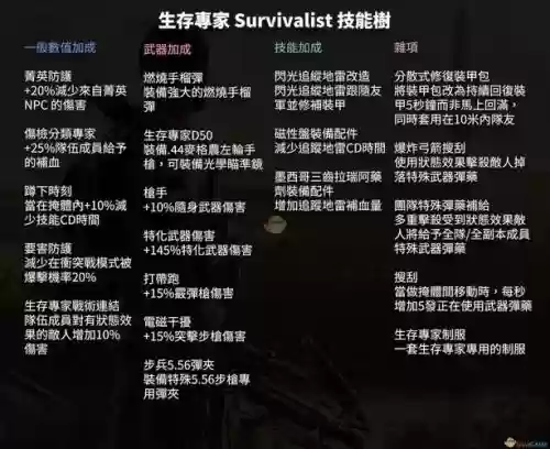 全境封锁2技能三个分支插图