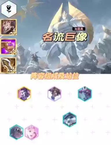 巨像名流阵容搭配插图 巨像名流阵容搭配插图
