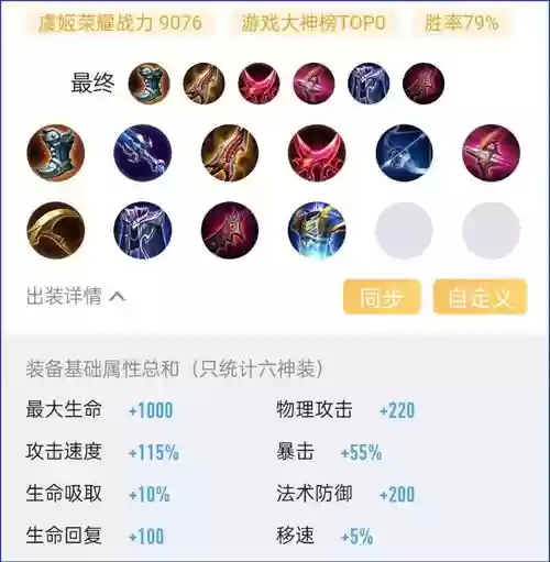 虞姬阵容装备搭配插图1
