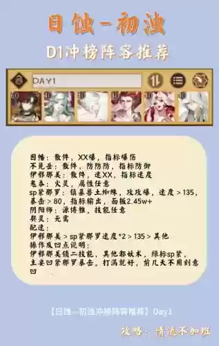 残月阵容搭配插图 残月阵容搭配插图