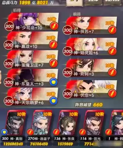 手游秦时明月阵容搭配插图