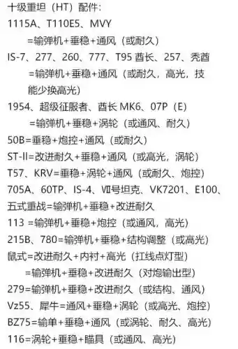 坦克世界132技能配件插图1 坦克世界132技能配件插图1