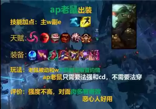 云顶最强老鼠阵容搭配,lol ap老鼠出装插图 云顶最强老鼠阵容搭配,lol ap老鼠出装插图