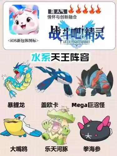 宝可梦传说水系阵容搭配,宝可梦水系精灵图鉴插图1 宝可梦传说水系阵容搭配,宝可梦水系精灵图鉴插图1
