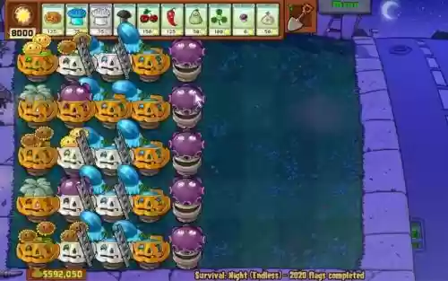 植物大战僵尸夜晚阵容搭配,植物大战僵尸夜晚阵型插图 植物大战僵尸夜晚阵容搭配,植物大战僵尸夜晚阵型插图