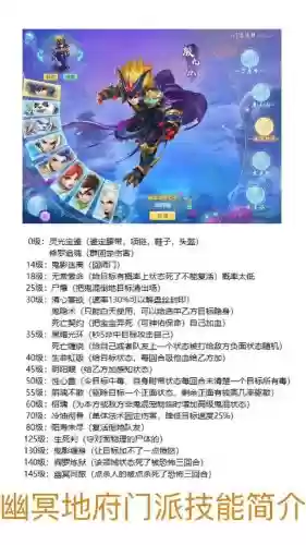 神武2个门派技能详解,神武2020门派推荐插图1 神武2个门派技能详解,神武2020门派推荐插图1