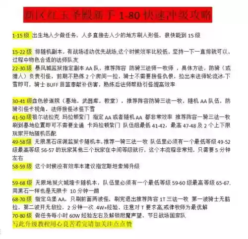 魔兽世界怎么最快的升级攻略，魔兽世界升级技巧插图